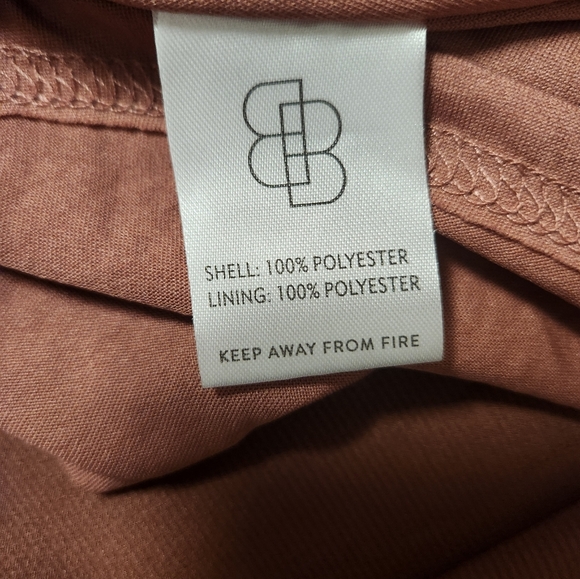 Baltic Born Sicily Satin Double Slit Maxi Dress in Rosy Brown NWOT - Picture 9 of 13